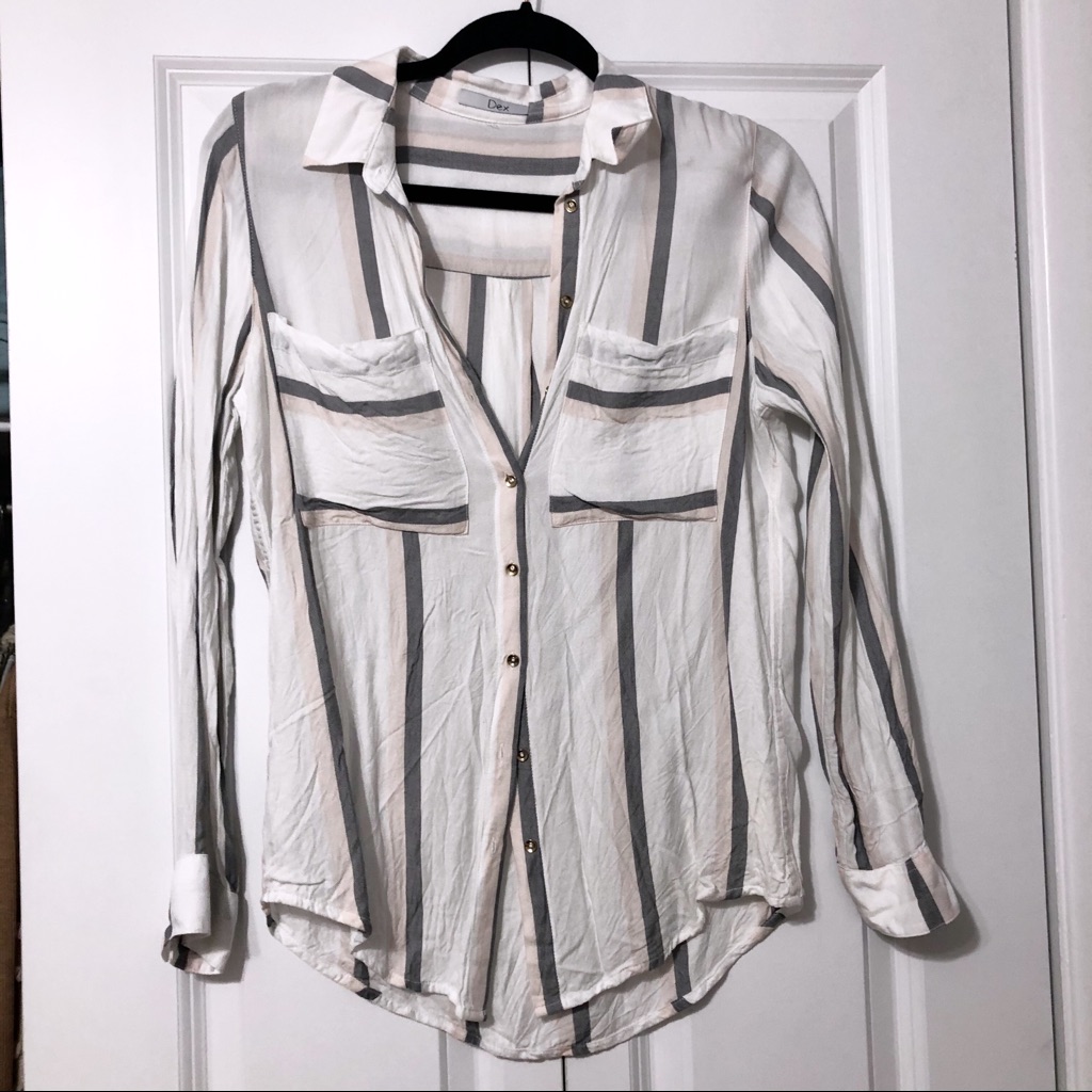 Dex Button Down Top
